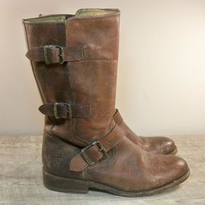 FRYE Jayden Moto Boots Size 7 EUC